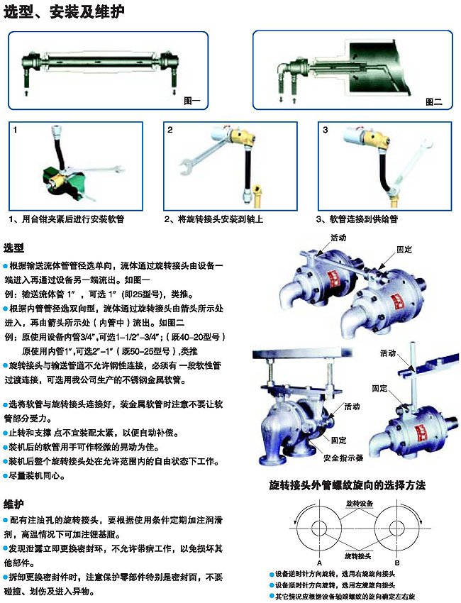 選型、安裝及維護