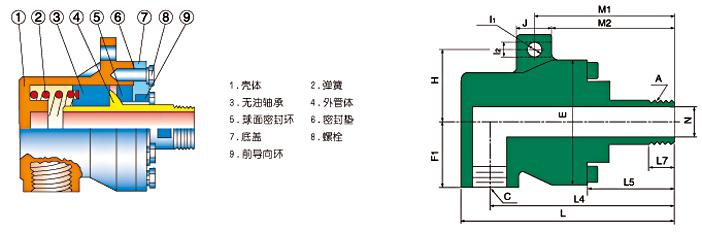 蒸汽旋轉(zhuǎn)接頭QD型